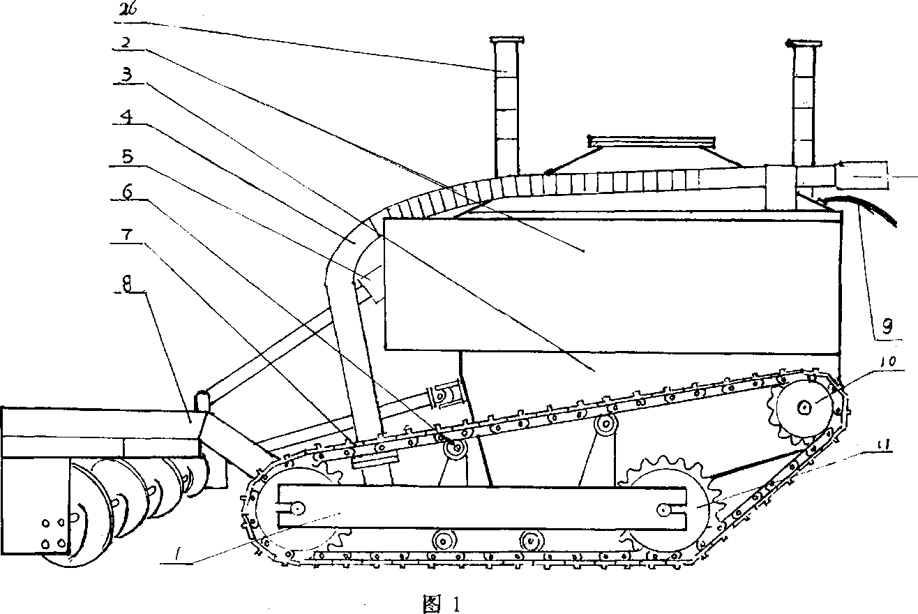 遙控清污車簡圖
